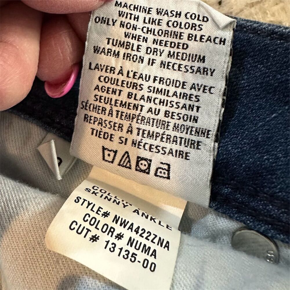Hudson Women's Collin Flap Skinny Ankle Jeans Size 29 Blue Medium Wash‎ - Picture 10 of 13